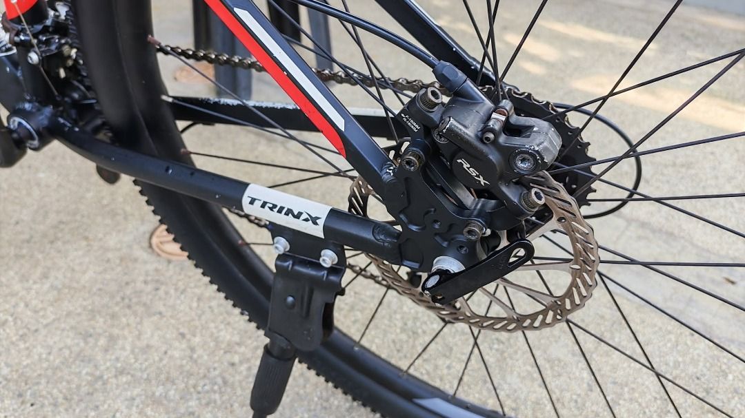 Trinx M600 Elite (Category: Bicycles) located in Bacoor. Submitted by 1syrax (Listing ID 1465773736, Image 3). Description: For sale only. Pre-owned Trinx M600 Elite mtb. All stock. Signs of usage. Malinis. Lahat functional. Location: Georgetown Heights PH2, Barangay Molino 4 Pick up only. IMPORTANT: Imperfections are part of buying pre-owned items. Kindly manage expectations.