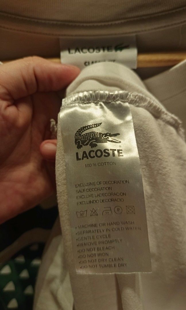 Tshirt big logo lacoste (Category: Activewear) located in Caloocan City. Submitted by _jerald_ (Listing ID 1465828433, Image 3). Description: Good condition flawless.
