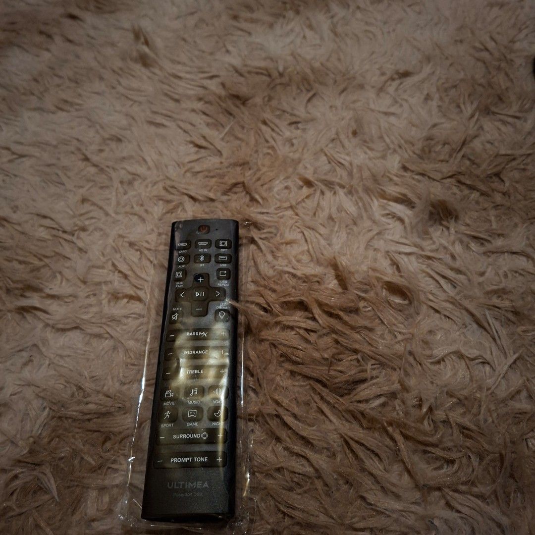 Ultimea remote for soundbar (Category: Craft Supplies & Tools) located in Pasig City. Submitted by thethinkers (Listing ID 1465761009, Image 1). Description: .