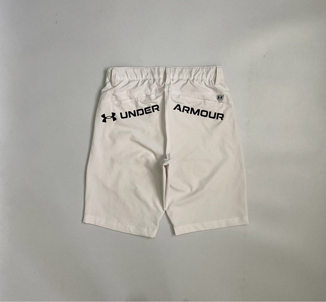 Under armour short (Category: Shorts) located in Libmanan. Submitted by kushinv2 (Listing ID 1465842479, Image 1). Description: Under armour short❗️ Size 30 Lenght 19 Good as new No issue Puting puti pa 775 + shipping fee❗️ Pwede vouch at vxc with item❗️.