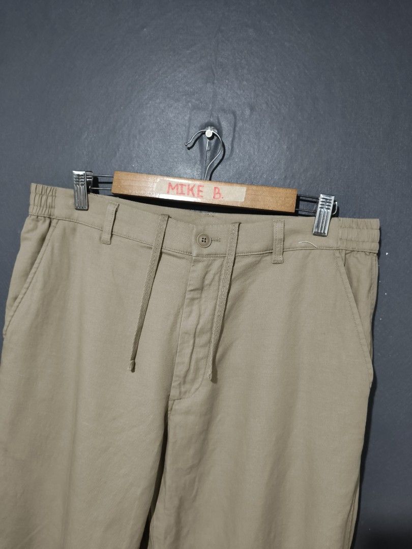 📍Uniqlo Linen Blend Relaxed Pants (Category: Trousers) located in Antipolo. Submitted by simplehans (Listing ID 1465893861, Image 3). Description: ‎📍Uniqlo Linen Blend Relaxed Pants ‎Size Large (Beige) ‎Waist- 34 to 37 ‎Length- 40.5 ‎Leg Open- 7.5 ‎Excellent Condition As New ‎DIRECT MESSAGE IF INTERESTED.