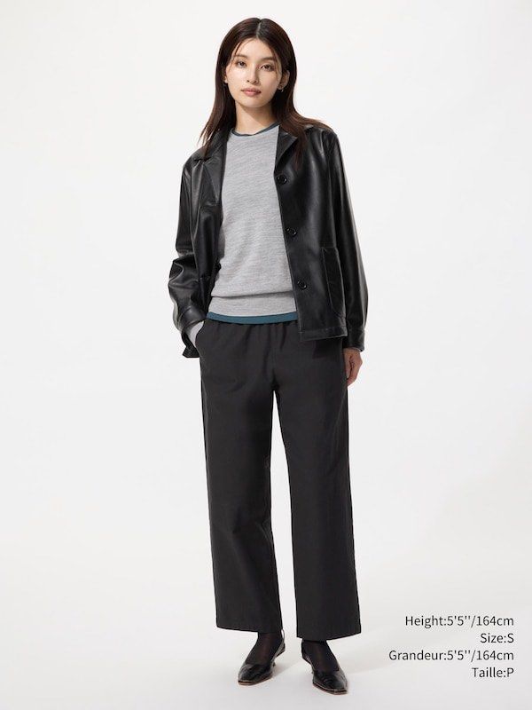 Uniqlo Relaxed Pants (Category: Other Bottoms) located in Naga. Submitted by threadedtreasures (Listing ID 1465834542, Image 1). Description: Like new! So pretty!😍 M-L.