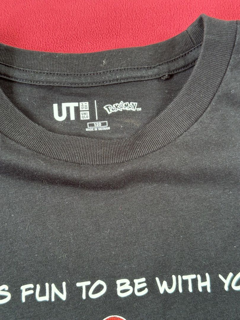 Uniqlo UT Pokémon Tee (Category: Babies & Kids Fashion) located in Batangas. Submitted by forrestfinds25 (Listing ID 1465772702, Image 3). Description: Condition: Pre-loved, good condition. Dragonite graphic on the back..