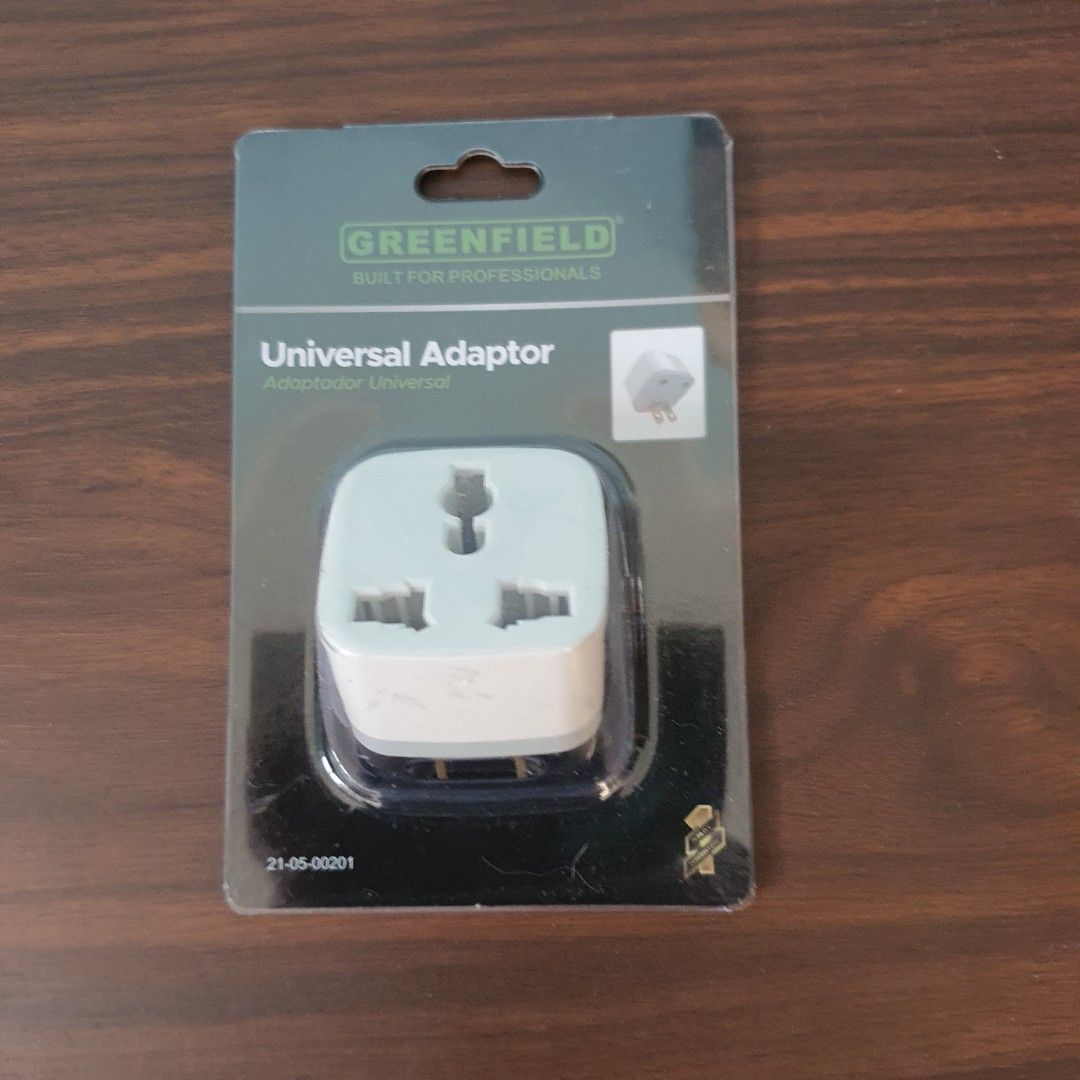Universal plug adapter saksakan greenfield (Category: Cleaning Tools & Supplies) located in Pasig City. Submitted by thethinkers (Listing ID 1465760981, Image 1). Description: .