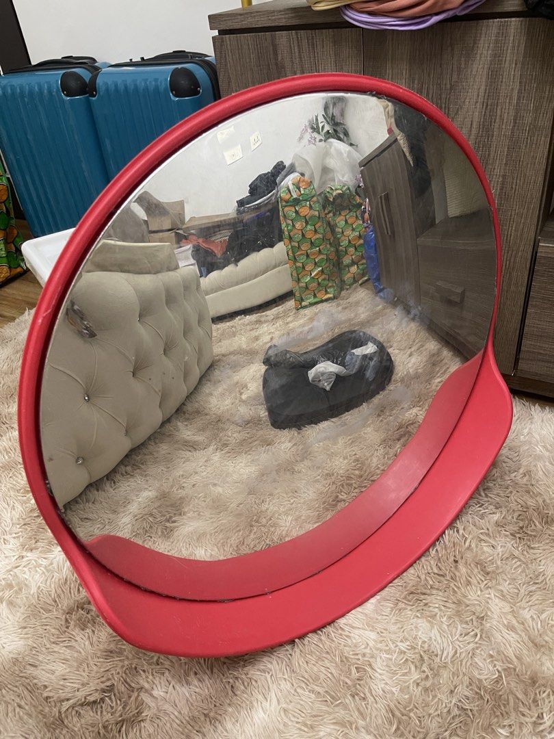 [USED] CONVEX MIRROR 70CM (Category: Mirrors) located in Tarlac. Submitted by wowsinigangmix (Listing ID 1465890912, Image 1). Description: CONVEX MIRROR USED CONDITION WITH STICKER RESIDUE 70CM NO BRACKET/AS IS PRODUCT ONLY PLEASE MANAGE EXPECTATIONS SHIPPING VIA VICTORY DROP & GO.
