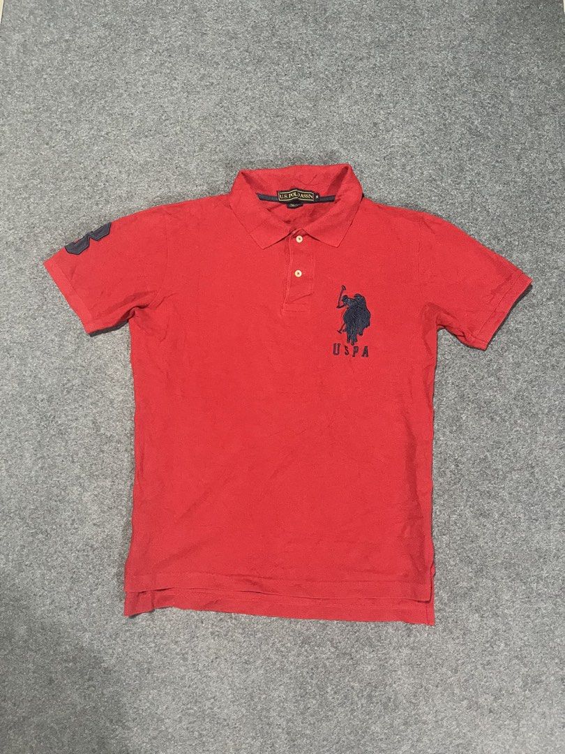 USPOLO (polo shirt ) (Category: Tshirts & Polo Shirts ) located in Lapu Lapu. Submitted by jhonrener41426 (Listing ID 1462165104, Image 1). Description: Size small fit to medium Dimes 20x25/26 Excellent condition Color rate 9.5/10 Authentic Issue none .
