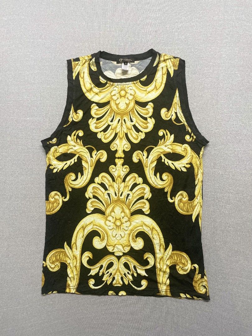 Versace Baroque Tank Top (Category: Tshirts & Polo Shirts ) located in Manila. Submitted by _retrovate (Listing ID 1465841531, Image 1). Description: Medium As new condition.