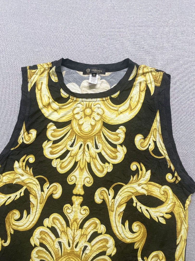 Versace Baroque Tank Top (Category: Tshirts & Polo Shirts ) located in Manila. Submitted by _retrovate (Listing ID 1465841531, Image 3). Description: Medium As new condition.