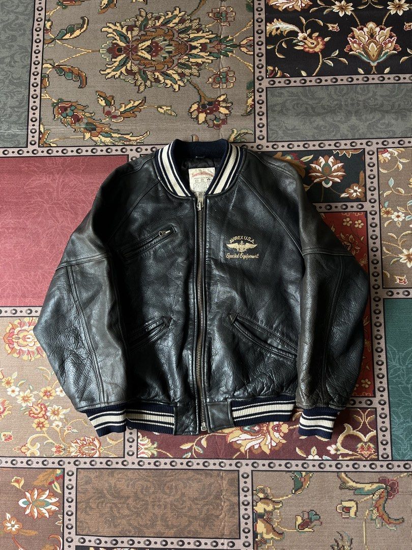 Vintage Avirex Leather Jacket (Category: Coats, Jackets and Outerwear) located in Baguio. Submitted by whatthestore (Listing ID 1465784924, Image 2). Description: .