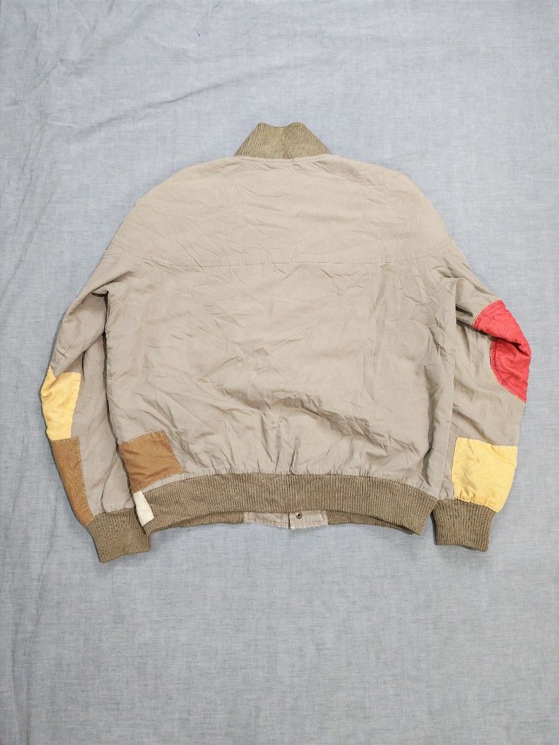Vintage Baracuta patchwork harrington bomber jacket (Category: Coats, Jackets and Outerwear) located in Baguio. Submitted by used_clothing2600 (Listing ID 1465890284, Image 2). Description: Vintage Baracuta patchwork harrington bomber jacket size Medium Good condition pit to pit 23 length 24.5 P 2,500.