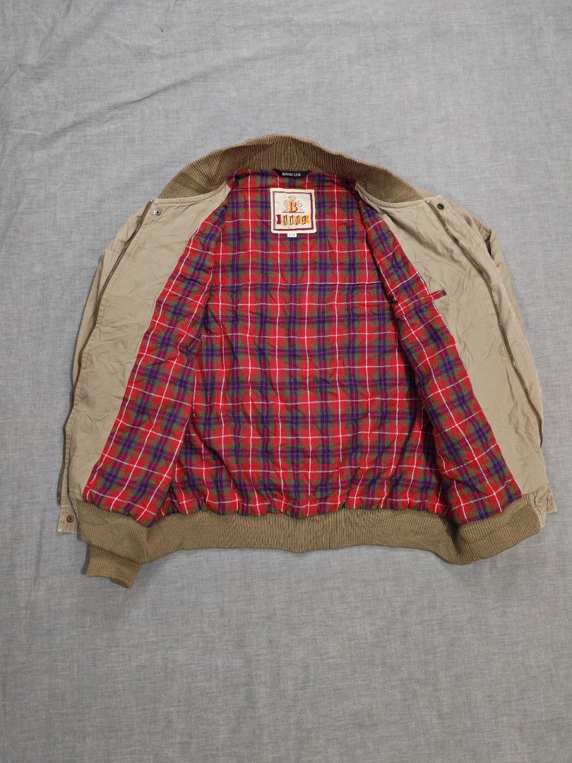 Vintage Baracuta patchwork harrington bomber jacket (Category: Coats, Jackets and Outerwear) located in Baguio. Submitted by used_clothing2600 (Listing ID 1465890284, Image 3). Description: Vintage Baracuta patchwork harrington bomber jacket size Medium Good condition pit to pit 23 length 24.5 P 2,500.