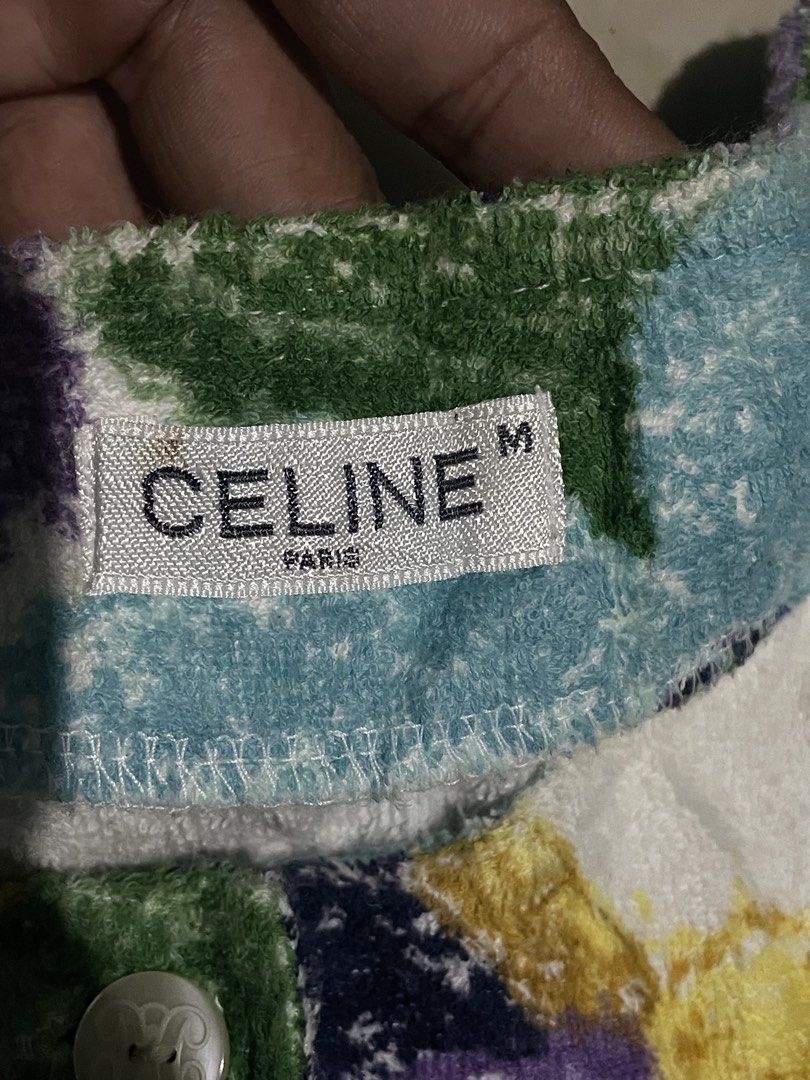 VINTAGE CELINE BUTTON UP FLORAL CHAIN (Category: Luxury Apparel) located in Cagayan de Oro. Submitted by patrickjam03829 (Listing ID 1465922362, Image 3). Description: size small to m.