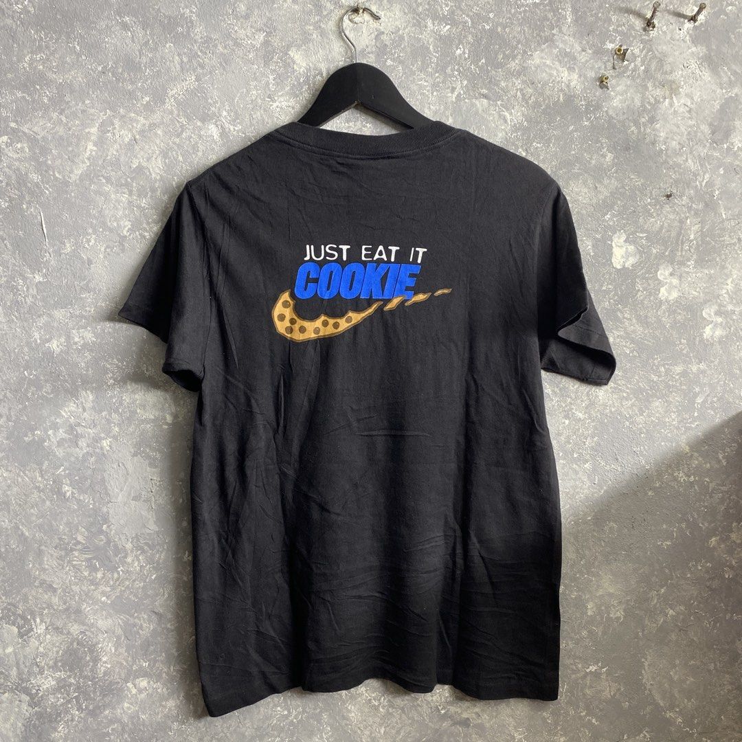 Vintage Cookie Monster Nike Parody (Category: Tshirts & Polo Shirts ) located in Pasig City. Submitted by lumangkamisa (Listing ID 1465920029, Image 2). Description: Small on tag (can fit up to medium) Single stitch, changes tag.