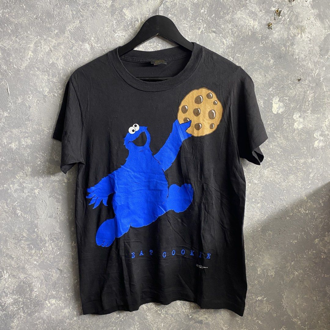 Vintage Cookie Monster Nike Parody (Category: Tshirts & Polo Shirts ) located in Pasig City. Submitted by lumangkamisa (Listing ID 1465920029, Image 1). Description: Small on tag (can fit up to medium) Single stitch, changes tag.