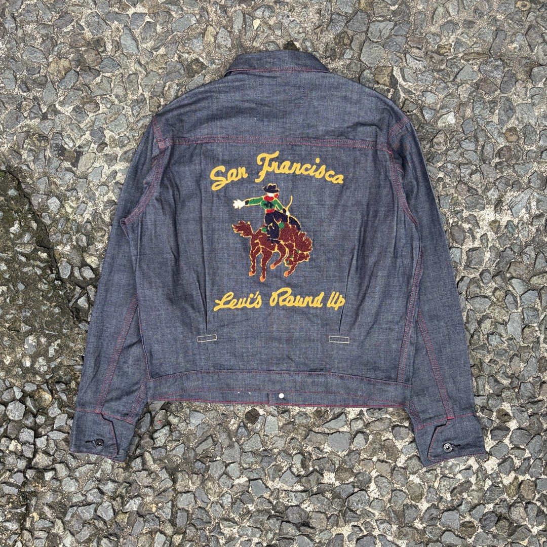 Vintage Levis Type 1 Denim Jacket (Category: Coats, Jackets and Outerwear) located in Manila. Submitted by stablesource (Listing ID 1465784815, Image 1). Description: Vintage Levis Type 1 Denim Jacket Size Medium Dimension: 21.5 Width 23 Length Excellent Kindly Check All Details Before Purchase🤝.