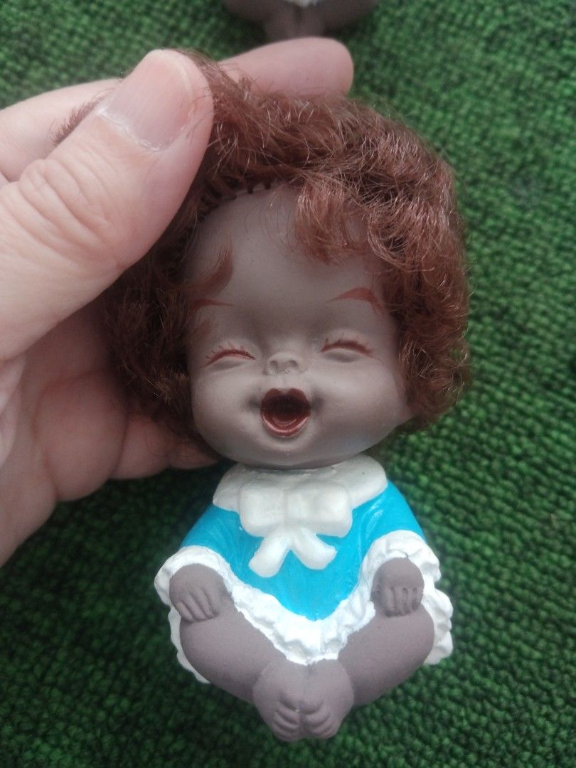 Vintage Mood Ugly Emotion Dolls (Category: Vintage Collectibles) located in Manila. Submitted by thepartypeopleph (Listing ID 1465769268, Image 3). Description: - Set of 3 vintage baby dolls with charming, detailed facial expressions and freckles - Outfit colors include yellow, blue, and pink - Compact size, ideal for vintage displays and collectors SF to be shouldered by buyer. I only ship via gogoxpress or lalamove. Please do not request for ot