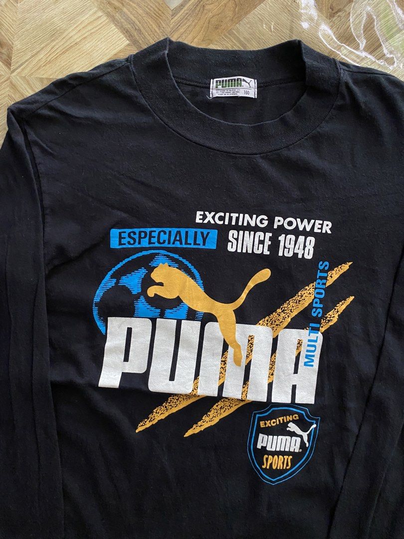 Vintage Puma Longsleeve (Category: Tshirts & Polo Shirts ) located in Davao. Submitted by workmensph (Listing ID 1465778165, Image 2). Description: Size Small 17.5” x 26” Very Good Condition washable stain.