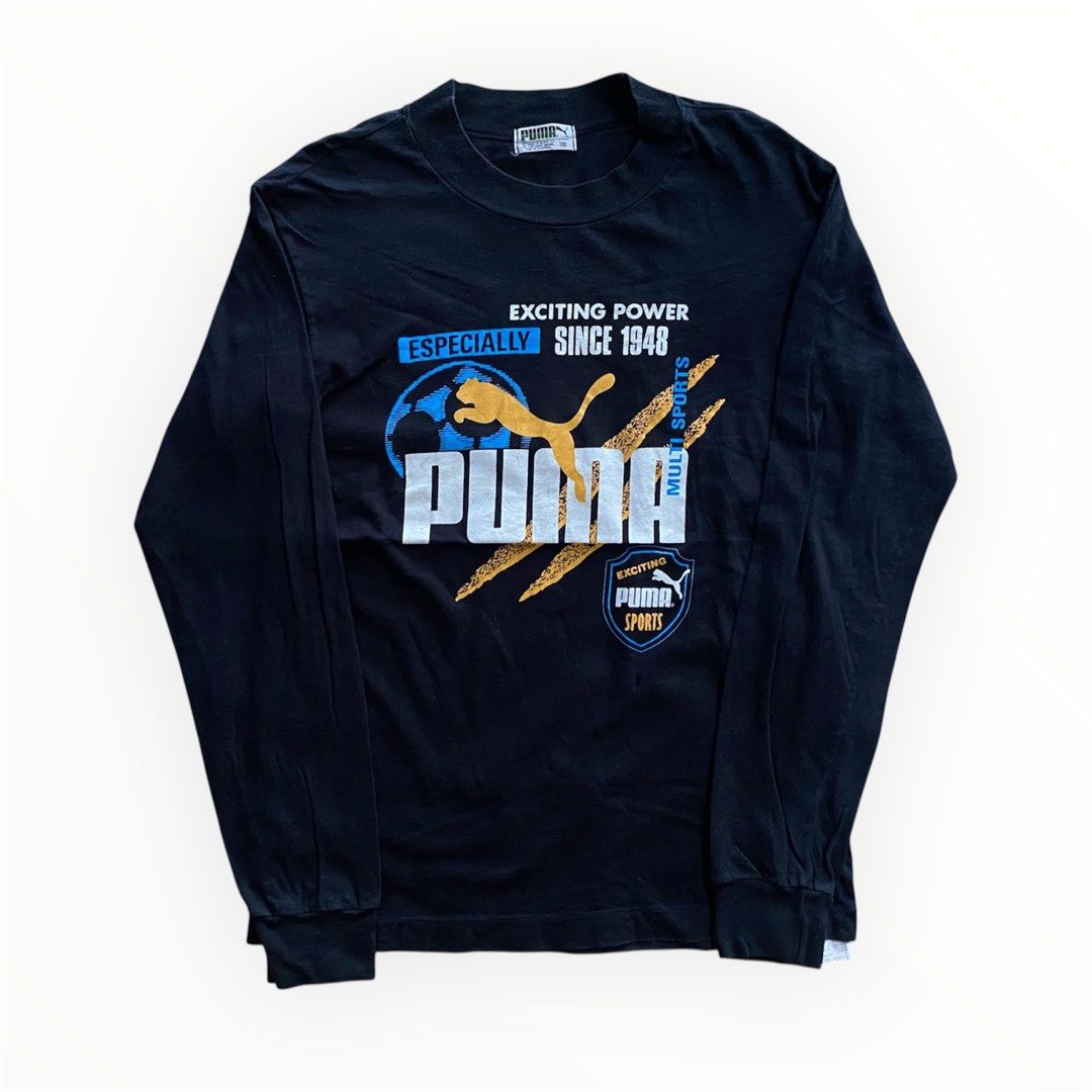 Vintage Puma Longsleeve (Category: Tshirts & Polo Shirts ) located in Davao. Submitted by workmensph (Listing ID 1465778165, Image 1). Description: Size Small 17.5” x 26” Very Good Condition washable stain.