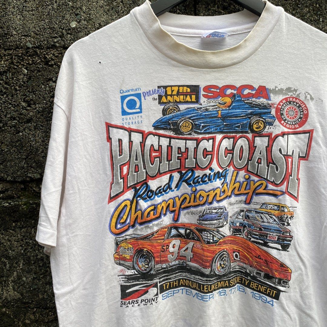 Vintage Racing Tee (Category: Tshirts & Polo Shirts ) located in Pasig City. Submitted by lumangkamisa (Listing ID 1465920261, Image 3). Description: Large Stains & pinhole.