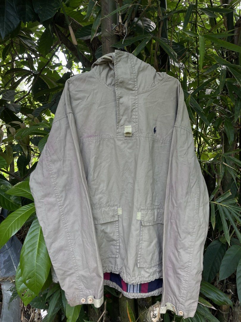 VINTAGE RALPH LAUREN HALF ZIP JACKET (Category: Coats, Jackets and Outerwear) located in Tacloban City. Submitted by solothriftfinds (Listing ID 1465860541, Image 1). Description: VINTAGE RALPH LAUREN HALFZIP JACKET GOOD CONDITION.