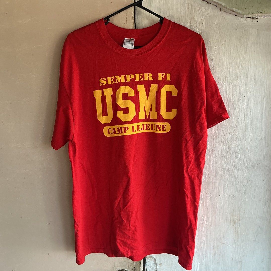 Vintage USMC Camp Lejeune (Category: Tshirts & Polo Shirts ) located in Santa Barbara. Submitted by evrysundayvintage (Listing ID 1465763320, Image 1). Description: Vintage USMC Camp Lejeune Dimension Width: 21” Length: 30” Needs wash Excellent condition.