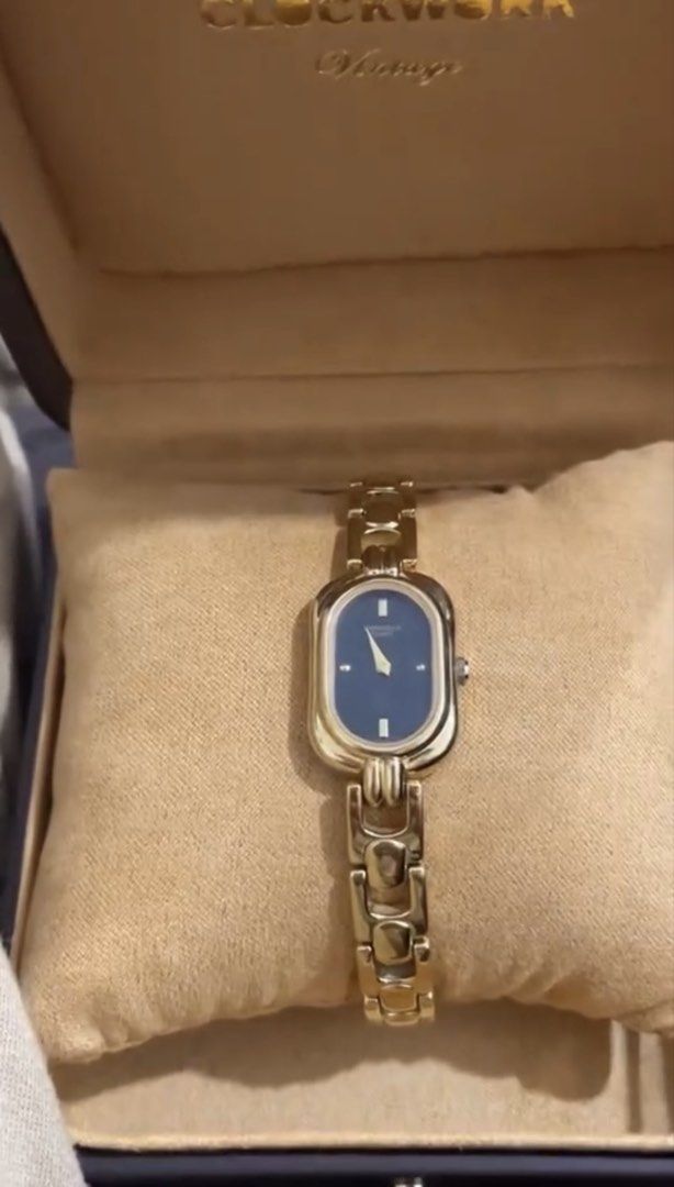Vintage watch for women (Category: Women's Watches) located in Davao. Submitted by thebestthingsofjane (Listing ID 1465822595, Image 1). Description: Details: Brand: Caravelle by Bulova Style: Vintage / Classic Dial: Black oval dial Case & bracelet: Gold tone Original purchase price: ₱6,191.10 Selling price: ₱4,000 only Purchased from Clockwork Vintage Unique and eye-catching vintage shape No seconds hand, consistent with its vintage design Letti