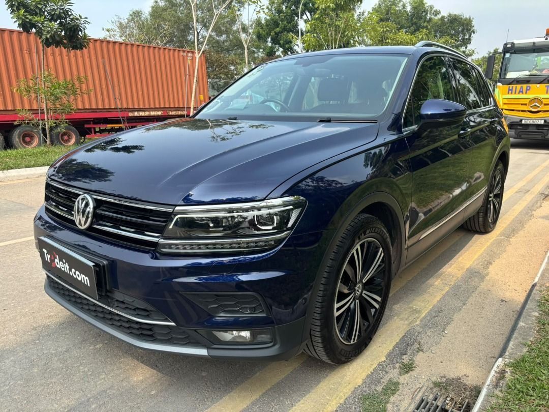 Volkswagen Tiguan Highline Panoramic Roof Auto (Category: Used Cars) located in Singapore. Submitted by tradeit.com (Listing ID 1465786204, Image 2). Description: 🔥 HIGH SPEC TIGUAN HIGHLINE | $60,800! 🔥 🚙 Volkswagen Tiguan 1.4A TSI Highline 💰 Price: $60,800 📅 Registration: 18 Jan 2019 👤 2 Owners 🛣️ Mileage: 119,000 KM 💵 Dereg Value: $31,660 ⚡ 147BHP Turbocharged TSI Looking for a spacious continental SUV without the high running cost? Th