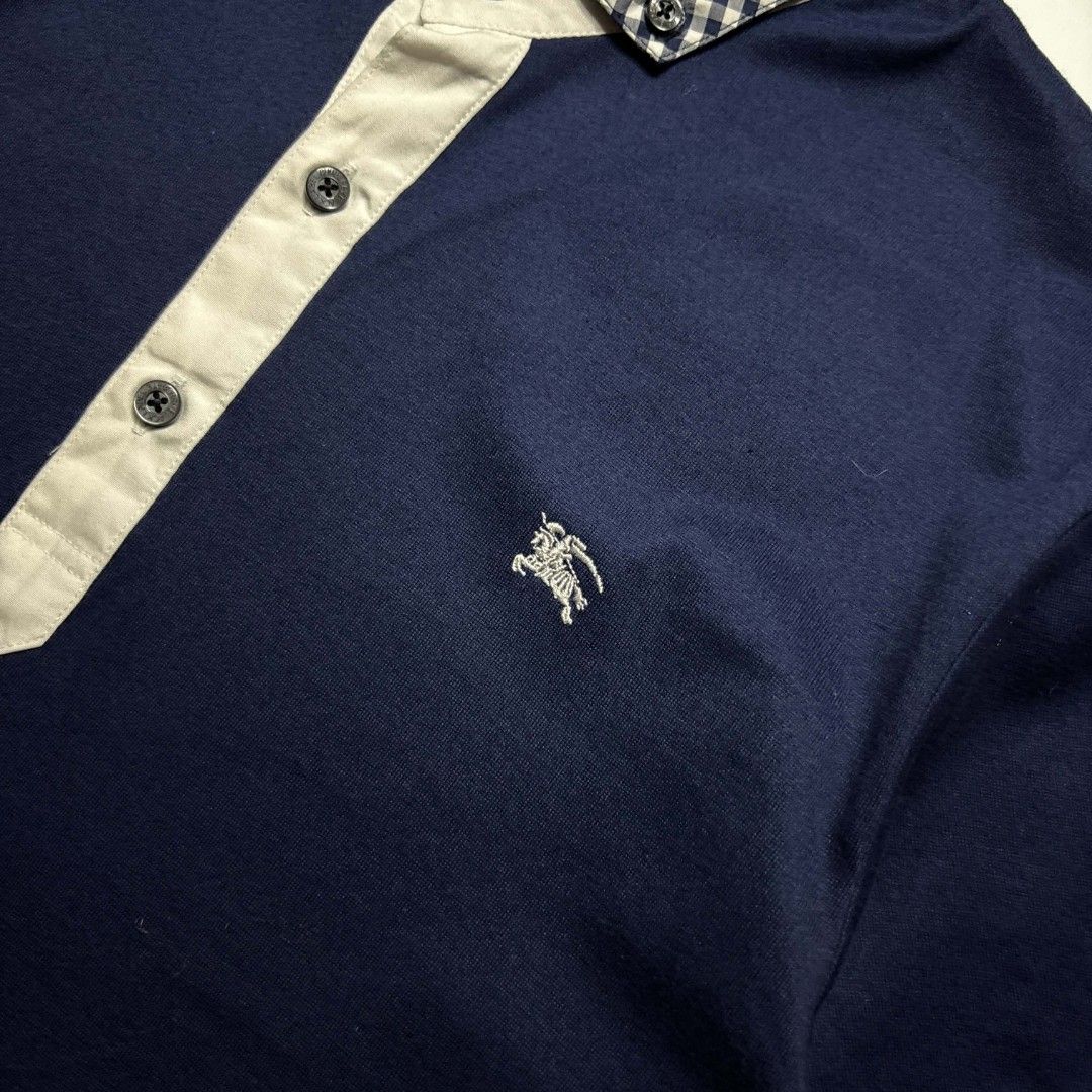 VTG Burberrys Navy Nova Check Polo (Category: Tshirts & Polo Shirts ) located in San Pablo. Submitted by refitsph (Listing ID 1465811609, Image 3). Description: - Width: 17.5 - Length: 26.5 - Legit / Authentic - Flawless ( cut tags ) - Already Washed and Ready to Wear.