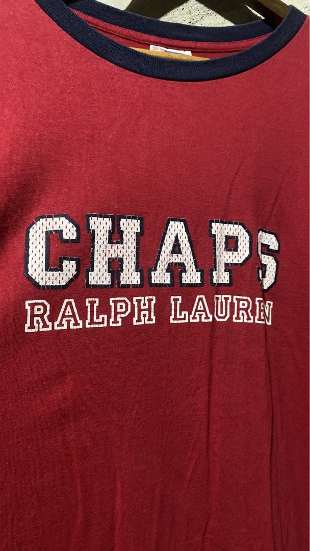 VTG CHAPS RALPH LAUREN TEE (Category: Tshirts & Polo Shirts ) located in Davao. Submitted by ronz31 (Listing ID 1465946150, Image 3). Description: PTPA/FS VTG CHAPS BY RALPH LAUREN TEE LEGIT/LARGE TO XL W:23" L:30 CRACKPRINT DESIGN LOGO VGOOD CONDI 9/10 DM📩.