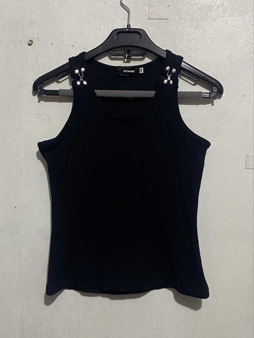 WELLDONE GAULTIER TANK TOP (Category: Others Tops) located in Caloocan City. Submitted by alexahvaldez (Listing ID 1465878409, Image 1). Description: 14 width stretchable 20 length verygood condition check last pic dm me ur best offer📲.