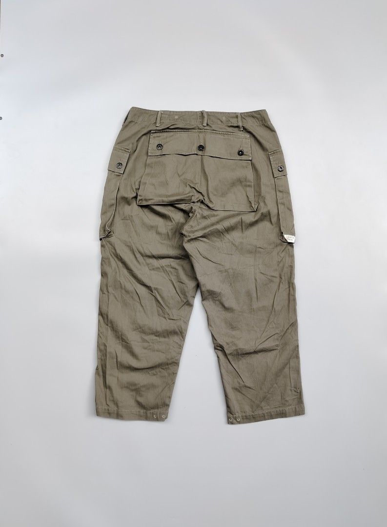Workware USMC P-44 HBT trouser monkey pants (Category: Trousers) located in Baguio. Submitted by archival_thrifted.ph. (Listing ID 1465860220, Image 2). Description: FOR SALE‼️ . WORKWARE USMC P-44 HBT TROUSER MONKEY PANTS . EXCELLENT CONDITION .SIZE 32 ON TAG .PHP 2000 PLUS SF .❌❌ COP/COD .MOP GCASH .COURIER J&T .BAGUIO AREA .DM FOR SURE BUYER TY.