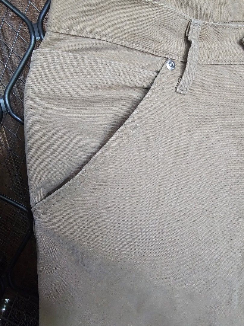 Wrangler carpenter work denim pants (Category: Jeans) located in Pasig City. Submitted by a.ejs. (Listing ID 1465809143, Image 3). Description: Wrangler carpenter work denim pants Light brown 30 x 30 Good as new 750.
