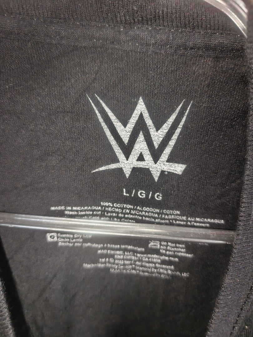 Wrestle Mania Longsleeves (Category: Tshirts & Polo Shirts ) located in Davao. Submitted by affordathriftph_ (Listing ID 1465765313, Image 3). Description: Excellent condition / no issue Large fits Medium 20W x 27L.
