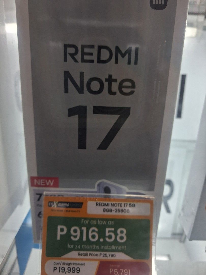 Xiaomi redmi note 17 (Category: Xiaomi) located in Manila. Submitted by andr3we. (Listing ID 1465855784, Image 1). Description: .