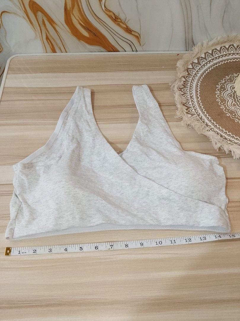 XL GREY COTTON COMFORTABLE BRA PADDED NONWIRE (Category: Undergarments & Loungewear) located in Manila. Submitted by truecrystal-1407 (Listing ID 1465762364, Image 1). Description: .