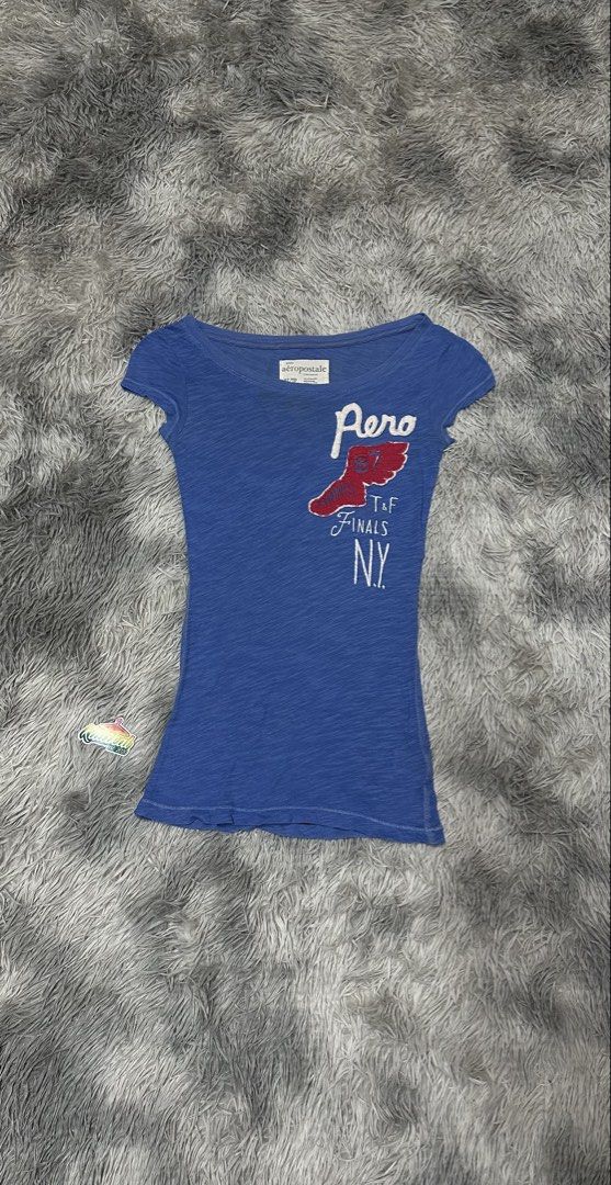 Y2k aerop*stale tee (Category: Shirts) located in Manila. Submitted by paulovenegaskalakal2020 (Listing ID 1465803022, Image 1). Description: For sale! Kalakal Aer*postle fitted top WOMENS XSmall- 13 width x 26 length inches Sign of usage Good as new MINE 899 +sf.