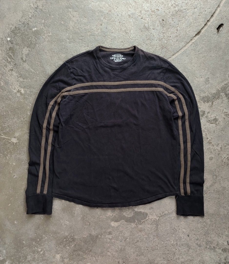 Y2k Arizona Stripe Longsleeves (Category: Coats, Jackets and Outerwear) located in Muntinlupa City. Submitted by lokalthriftco. (Listing ID 1465828462, Image 1). Description: Size L Need wash Good condition.