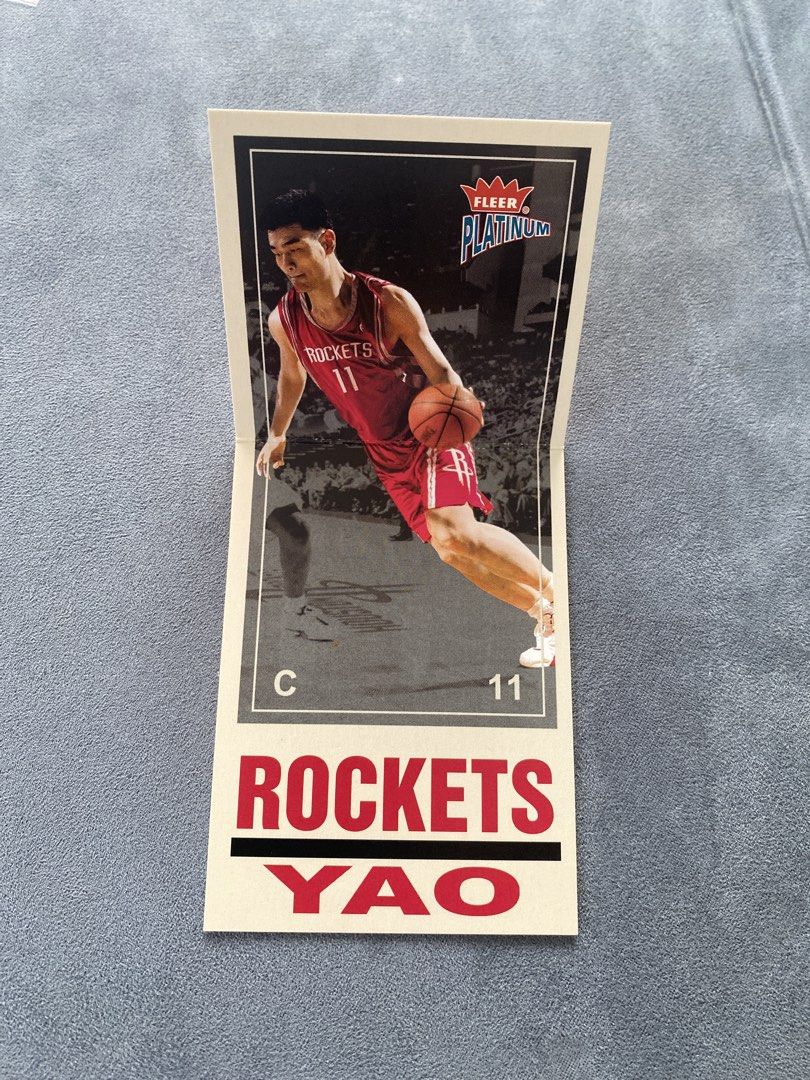 Yao Ming Fleer Platinum Big Signs #11 BS (Category: Raw Singles) located in Batangas. Submitted by hobbysyo (Listing ID 1465770710, Image 3). Description: Mop Gcash or Bpi Addl sf.