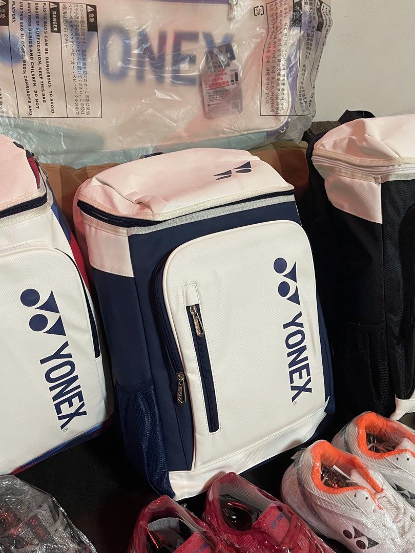 Yonex Bagpacks (Category: Backpacks) located in Antipolo. Submitted by uatomnla (Listing ID 1465937760, Image 1). Description: Yonex bagpack Brandnew Best for badminton and pickleball bagpack! PU Leather super durable ₱1500 pesos only.