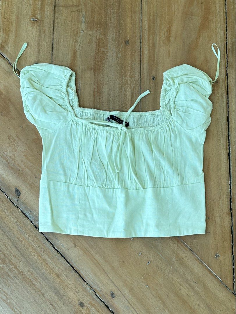 ZARA | Babydoll Top - Small (Category: Blouses) located in Roxas City. Submitted by elliesuite (Listing ID 1465837551, Image 2). Description: LAST PRICE POSTED ‼️ NO WHEN WORN ‼️ NO MEASUREMENTS ‼️ Great condition! Size: Small Garterized back SF c/o Buyer. (JRS Express ONLY ₱150 - no other courier) No grab/lala (not from the Metro) All sales are final. No REFUND. No return / exchange. .