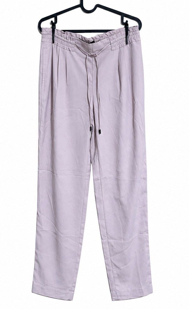 Zara Basic - Pink Trouser (Category: Other Bottoms) located in Manila. Submitted by only_alyssacloset (Listing ID 1459570963, Image 1). Description: Zara Basic – Pink Trousers Color: Pink Material: 100% Polyester Size: Small (S) Waist: 30 inches.