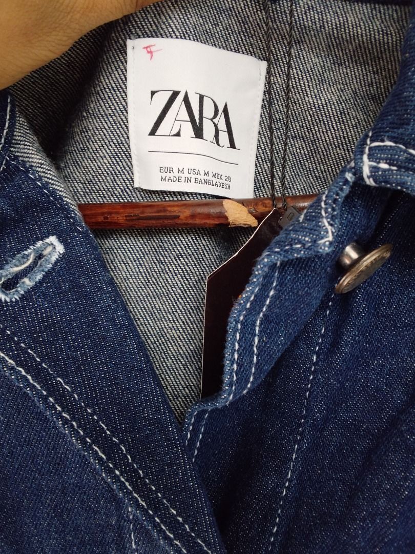 Zara denim jacket (Category: Coats, Jackets and Outerwear) located in Quezon City. Submitted by kema2191 (Listing ID 1465808584, Image 3). Description: .
