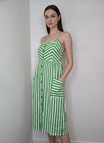 Zara Green and White Midi Dress Size Medium (Category: Dresses) located in Quezon City. Submitted by cabs. (Listing ID 1465795124, Image 2). Description: Size Medium on tag available Size Small SOLDDD LAST PRICE POSTED .