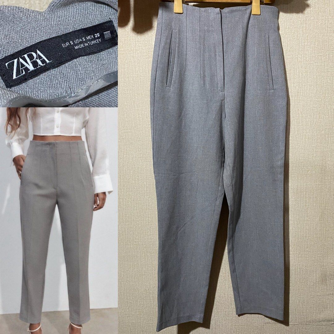 ZARA highwaist trouser (Category: Activewear) located in General Trias. Submitted by aleyahandamarahco. (Listing ID 1465132351, Image 1). Description: (1)SMALL Waist-27-29” Length-37” (1)LARGE Waist-32-33” Length-39”.