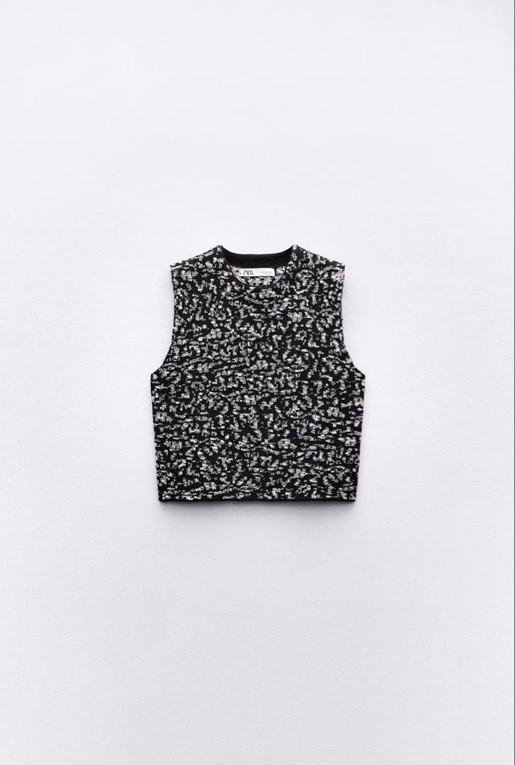 Zara Knit Top (Category: Sleeveless) located in Taguig. Submitted by stylestashph (Listing ID 1465910865, Image 1). Description: No issues, used twice, just stored.