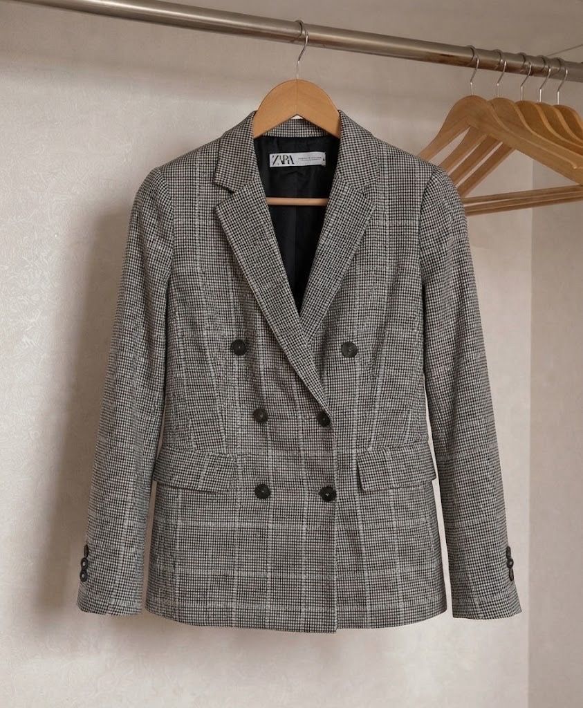 ZARA X Uniqlo Formal Set (Category: Coats, Jackets and Outerwear) located in General Santos City (Dadiangas). Submitted by jzthrift (Listing ID 1465940921, Image 2). Description: Authentic set Fit to small to slim medium Top zara Coat Trouser uniqlo ankle pants .