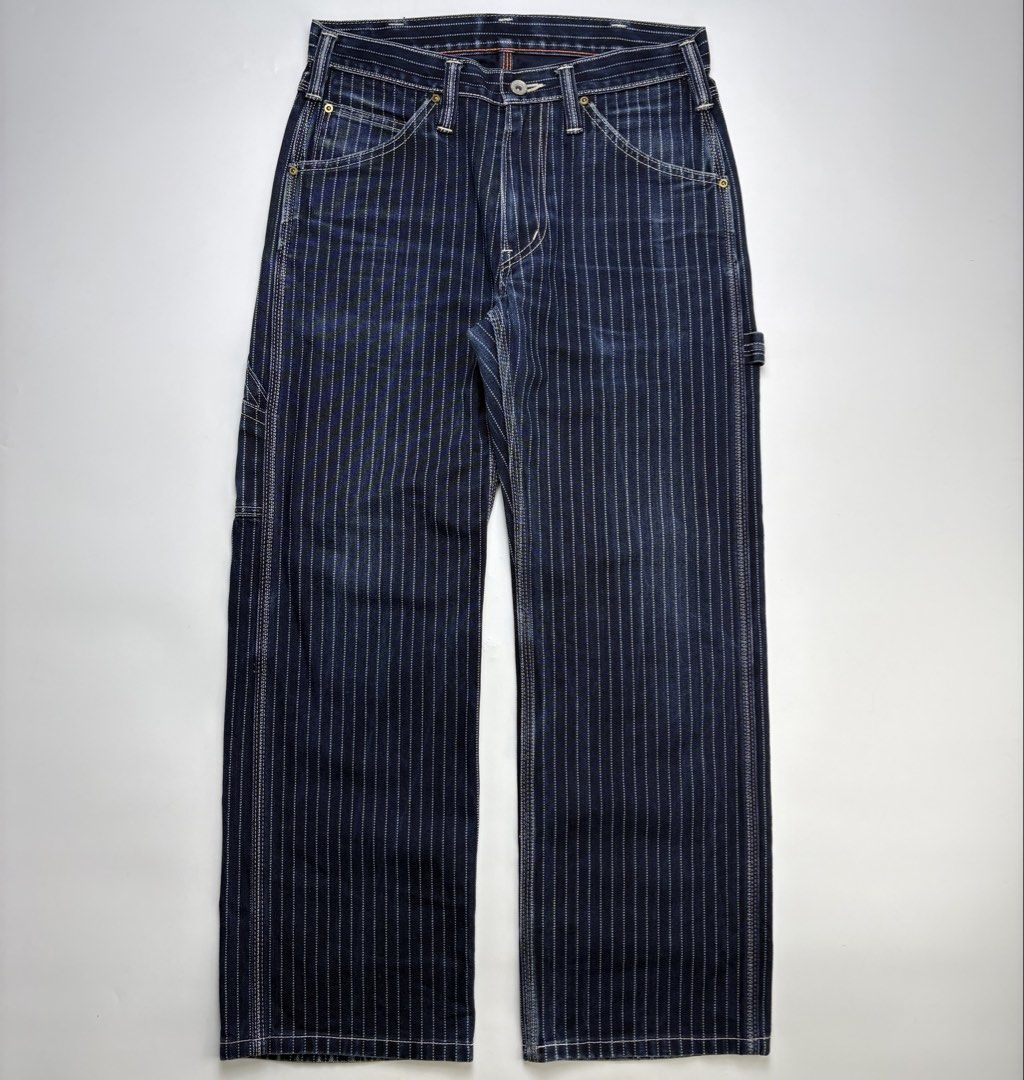 12oz Iron Heart Wabash Engineer Painter Jeans (Category: Jeans) located in Cavite. Submitted by sc_rcity (Listing ID 1465961828, Image 1). Description: Tagged Size : 30 Men’s Authentic Like New Zipper : Talon No Flaw Made in Japan No Inclusion Measurements: in inches ( approx. ) Waist 14.5 Length 37.5 Front rise 10.5 Inseam 27 Leg op. 8.5.