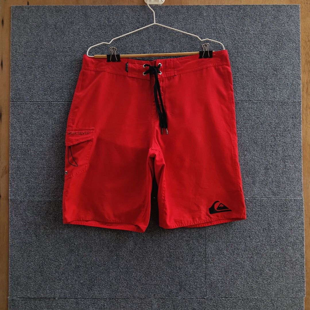 2000s Quiksilver Red Board shorts (Category: Swim Trunks & Board Shorts) located in Puerto Princesa. Submitted by ukay_spot (Listing ID 1466082619, Image 1). Description: Size 33 Washed Steamed Ready to ship.