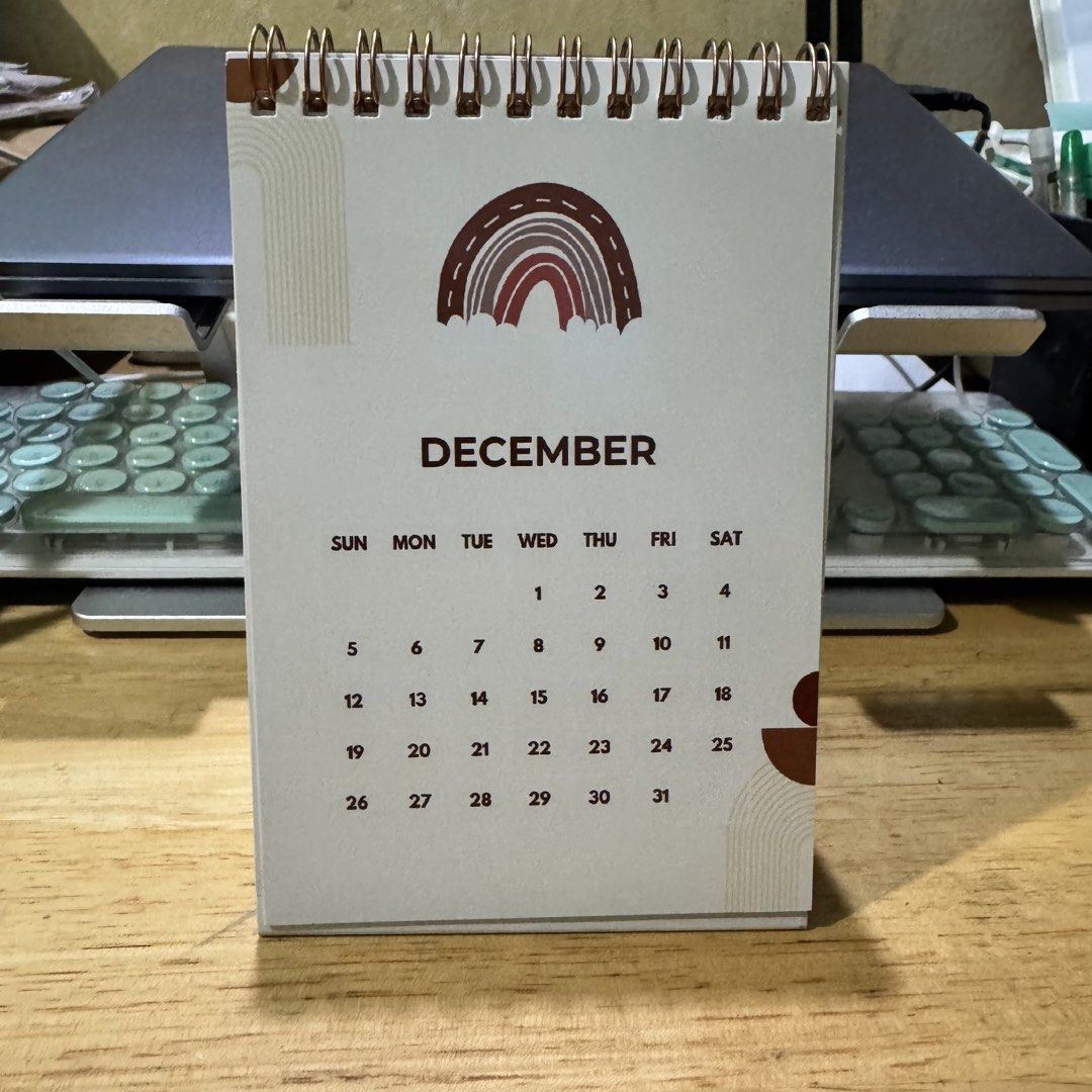 2027 Mini Desk Calendar (Category: Other Stationery & Craft) located in Makati City. Submitted by jinger_21 (Listing ID 1465484366, Image 3). Description: 200gsm glossy photo paper 350gsm foldcote With the option of binder clips or double loop wire Php 250 plus shipping fee With discounts for bulk orders Process lead time is 3-5 days depending on the volume of orders Payment first before shipout.