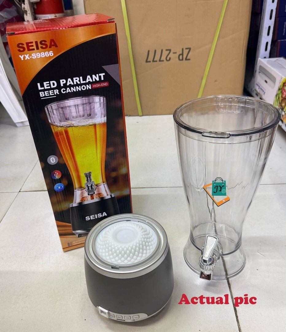 2.5L Beer Tower Bluetooth w Music (Category: Other Food & Drinks) located in Manila. Submitted by aratrgrs (Listing ID 1466014401, Image 2). Description: Same day delivery within metro manila Courier: Lalamove Mode of Payment: CASH ON DELIVERY GCASH BANK TRANSFER Pm for inquiries! Happy Shopping & God bless..
